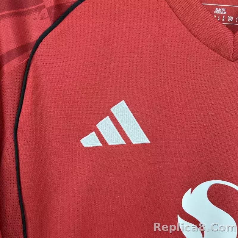 25-26 Manchester United Home Soccer Jersey - detail