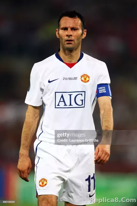 08-09 Manchester United Away Retro Jersey Player Edtion - detail