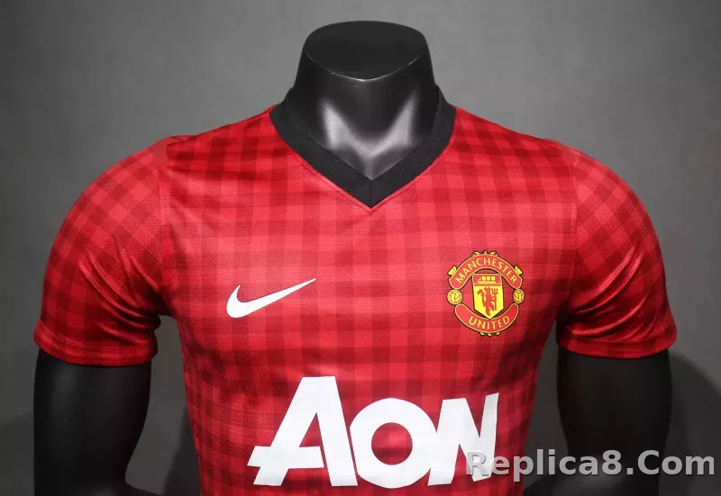 12-13 Manchester United Home Retro Jersey Player Edtion - detail