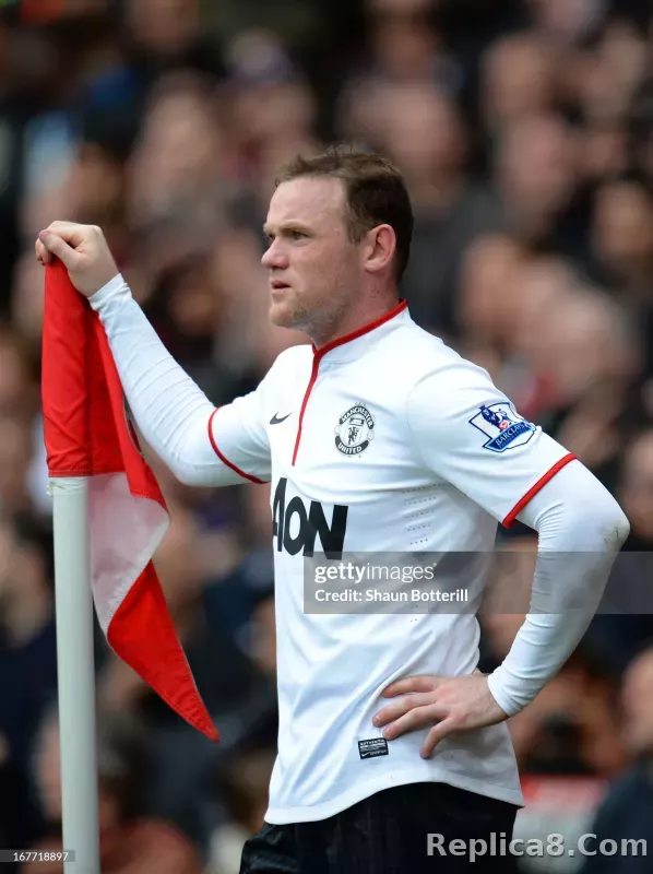 12-13 Manchester United Away Retro Jersey Player Edition - detail