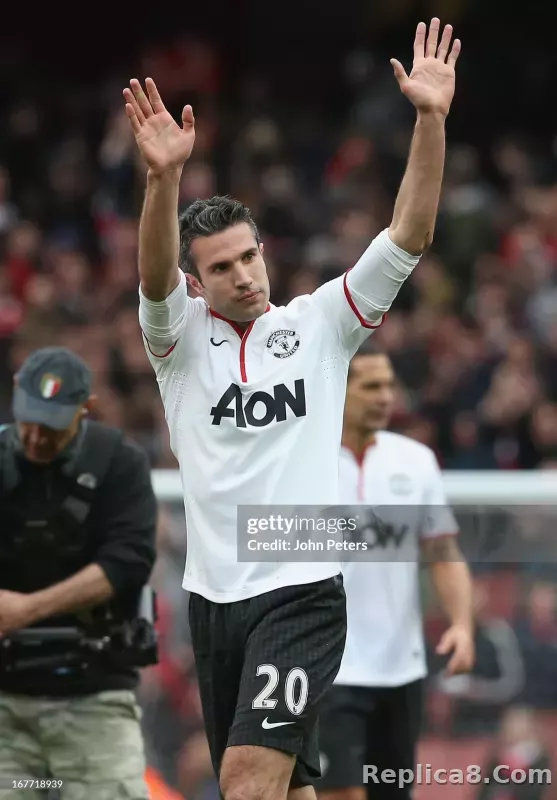 12-13 Manchester United Away Retro Jersey Player Edition - detail