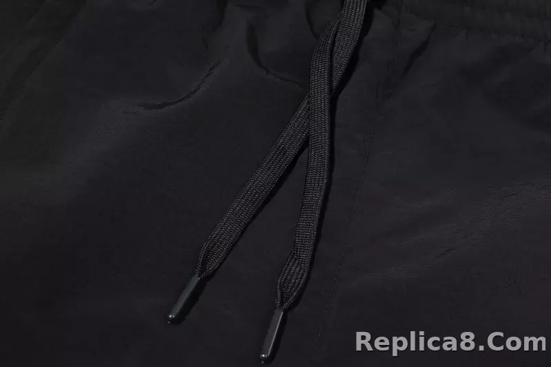 2024-2025 Manchester United Retro Jersey Windbreaker Top+Pants Grey - detail