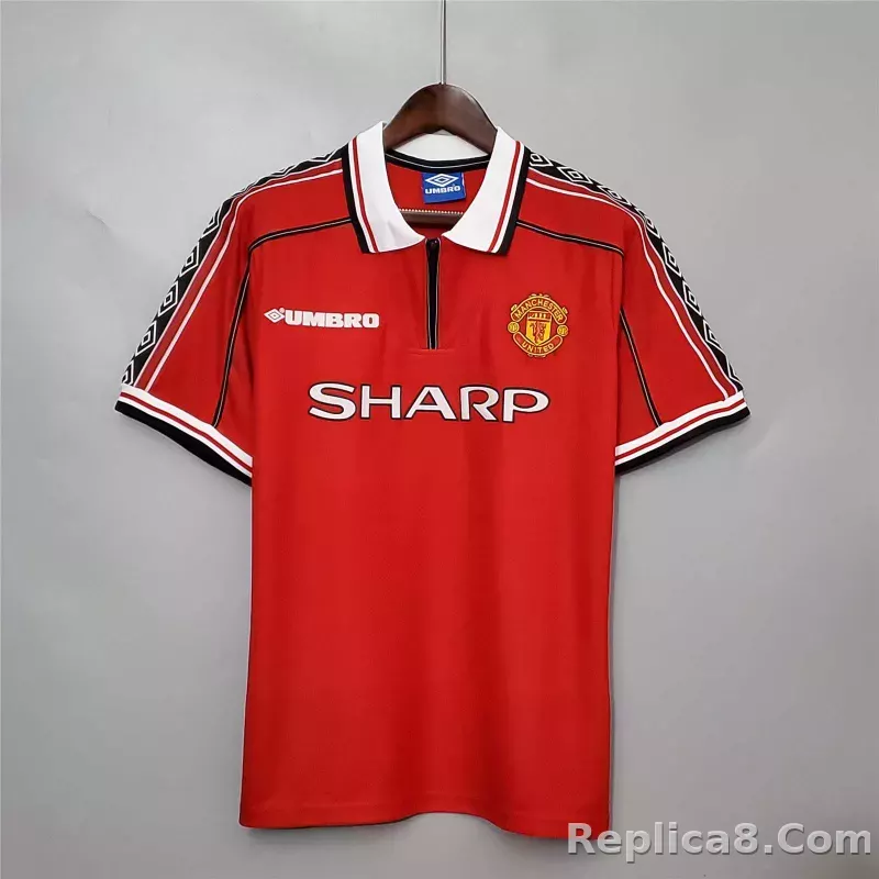 1998-1999 Manchester United Home Retro Jersey