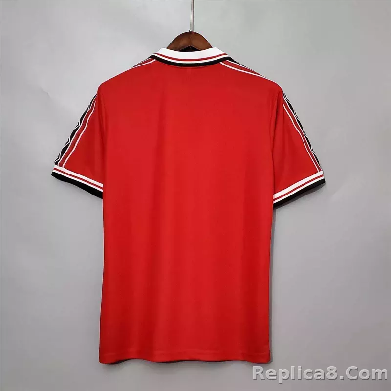 1998-1999 Manchester United Home Retro Jersey - detail