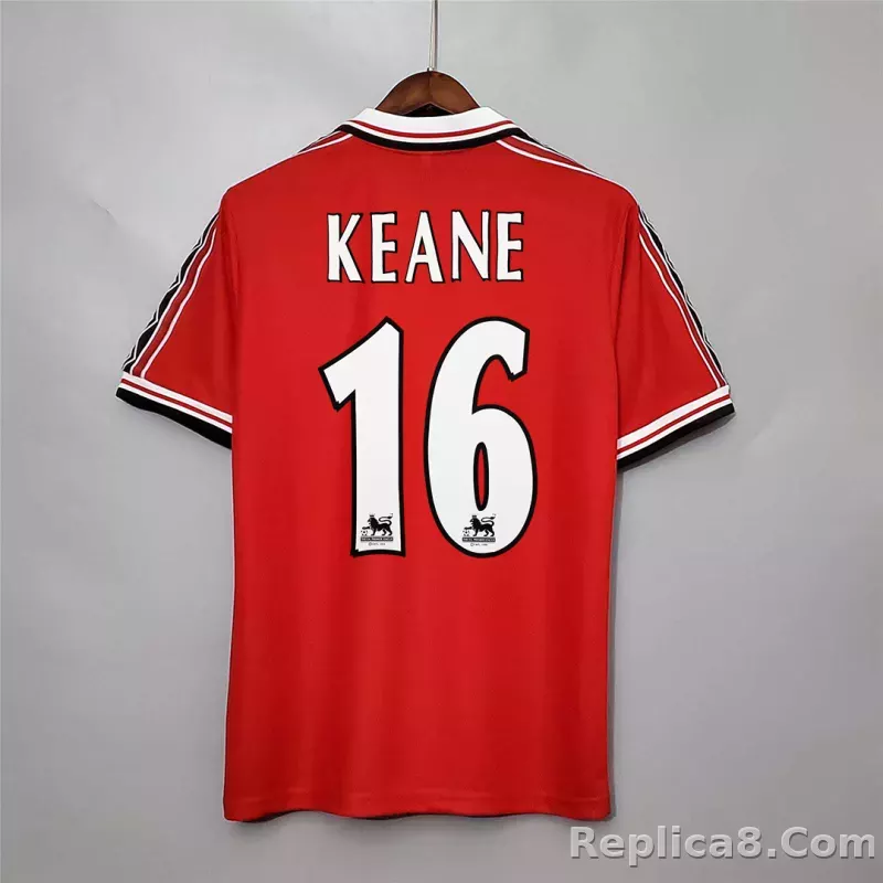 1998-1999 Manchester United Home Retro Jersey - detail
