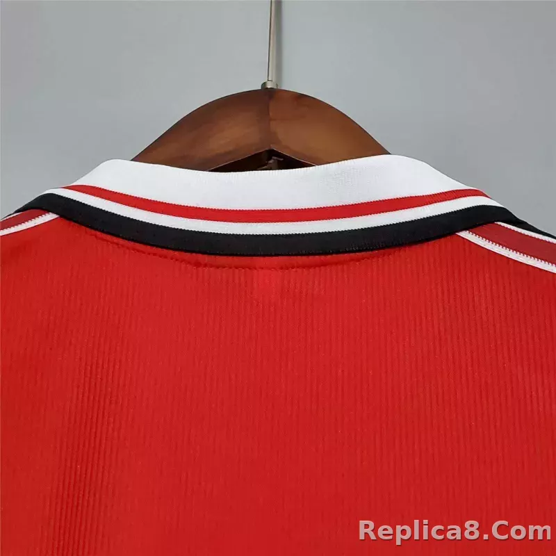 1998-1999 Manchester United Home Retro Jersey - detail