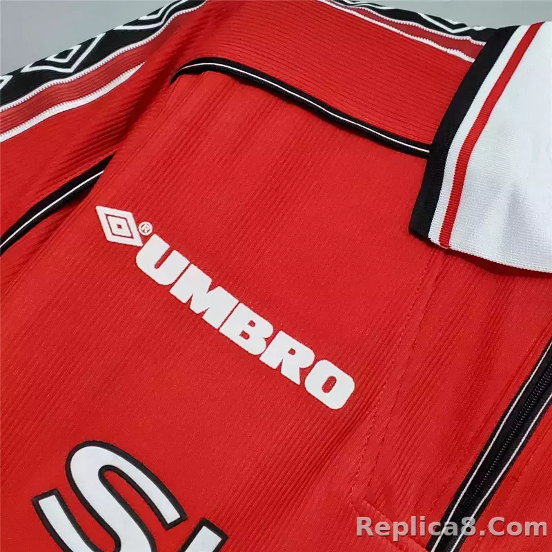 1998-1999 Manchester United Home Retro Jersey - detail