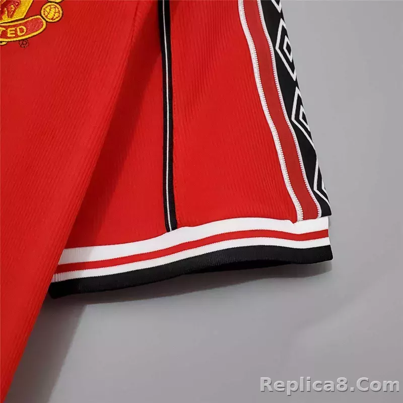 1998-1999 Manchester United Home Retro Jersey - detail