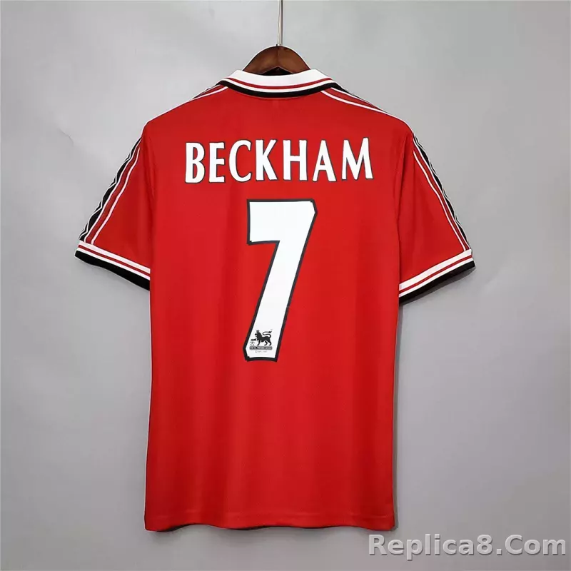 1998-1999 Manchester United Home Retro Jersey - detail