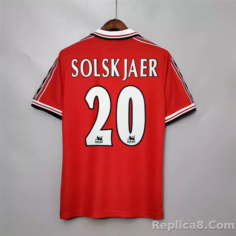1998-1999 Manchester United Home Retro Jersey - detail