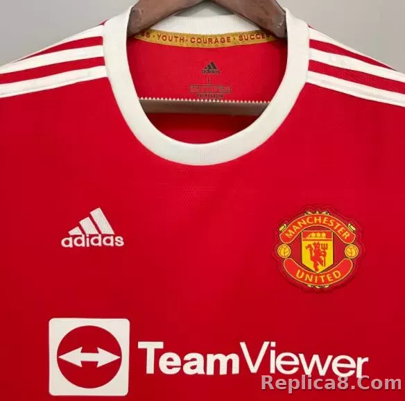 21-22 Manchester United Home Retro Jersey - detail