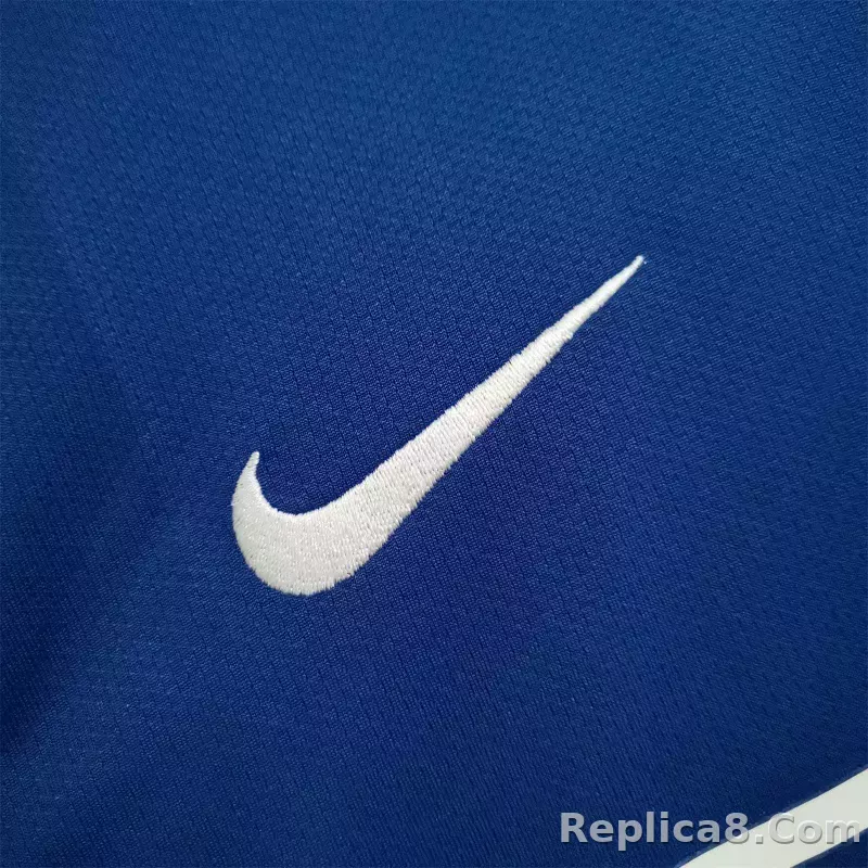 08-09 Manchester United Home Retro Jersey Long Sleeve - detail