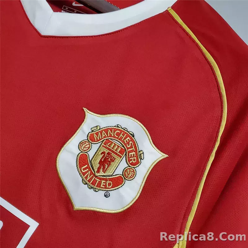 2006/07 Manchester United Home Retro Jersey - detail