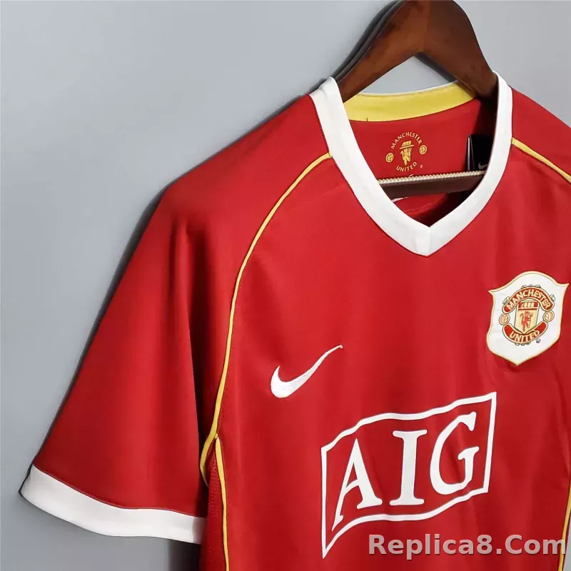 2006/07 Manchester United Home Retro Jersey - detail