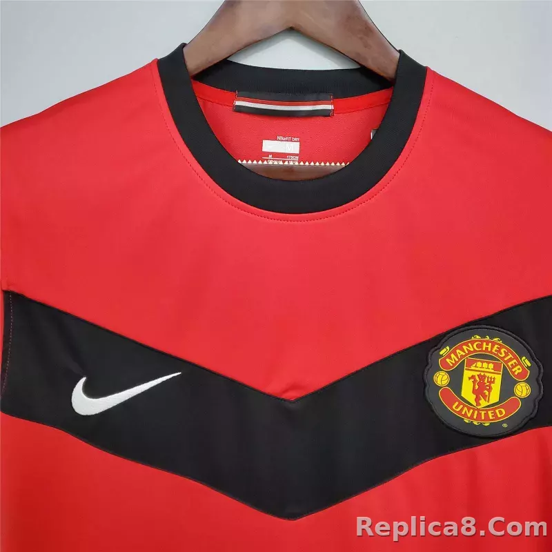 2009/10 Manchester United Home Retro Jersey - detail
