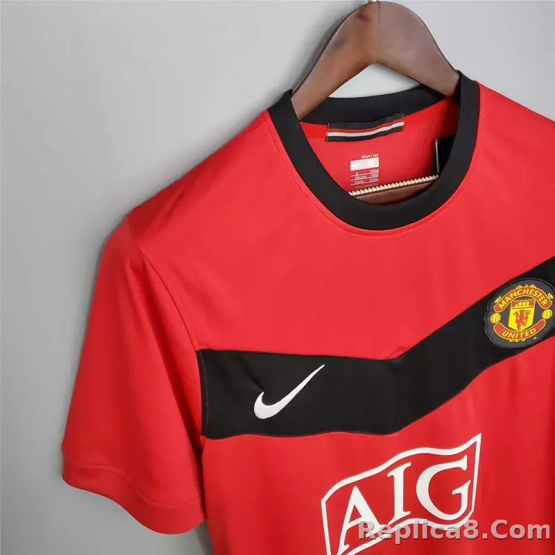 2009/10 Manchester United Home Retro Jersey - detail