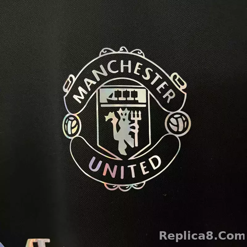 24-25 Manchester United  Joint Edition Black Kit Shirt - detail