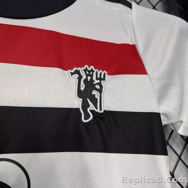 24-25 Manchester United Third Away Kids Jersey+Shorts - detail
