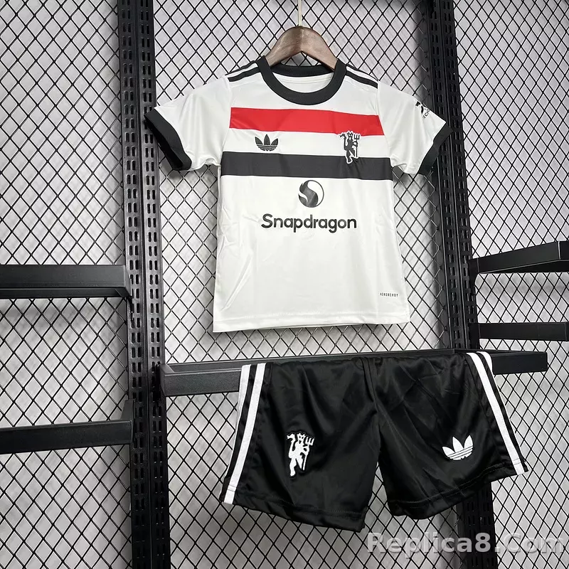 24-25 Manchester United Third Away Kids Jersey+Shorts - detail