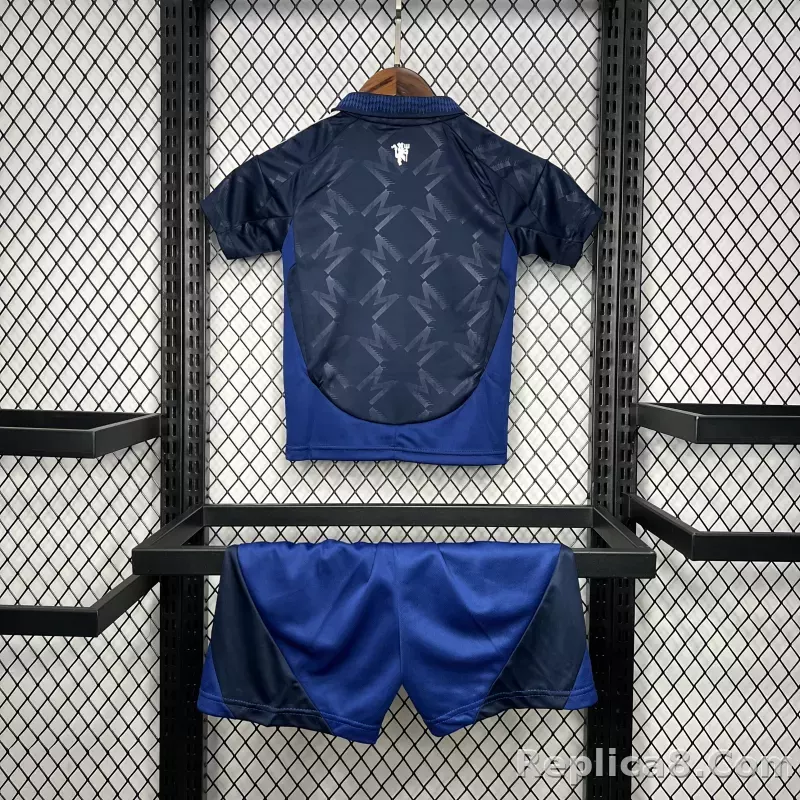 24-25 Manchester United Away Kids Jersey+Shorts - detail