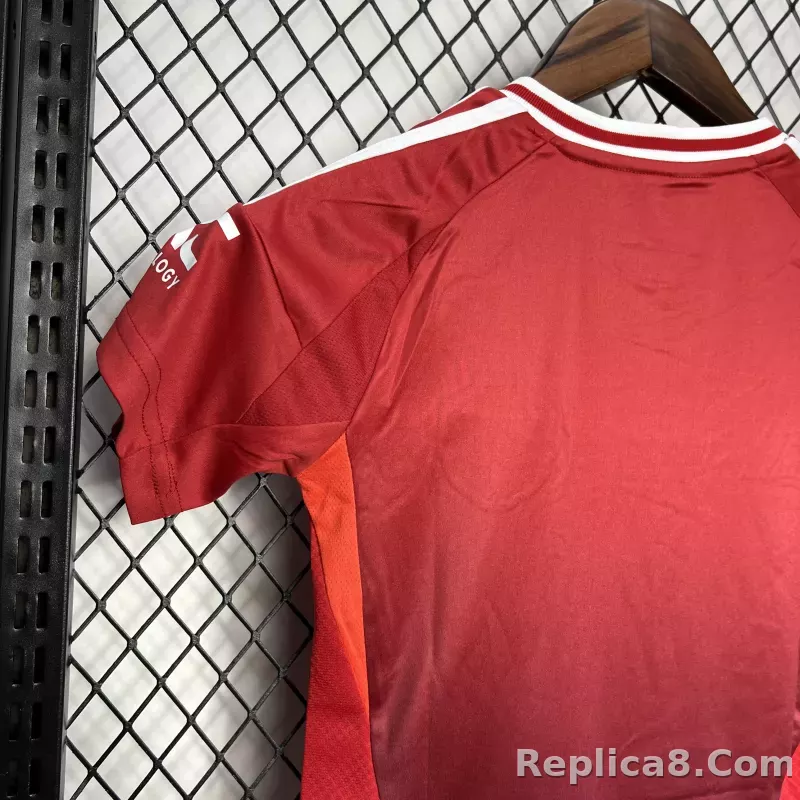 24-25 Manchester United Home Kids Jersey+Shorts - detail