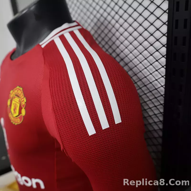 24-25 Manchester United Home Long Sleeve Player Version - detail