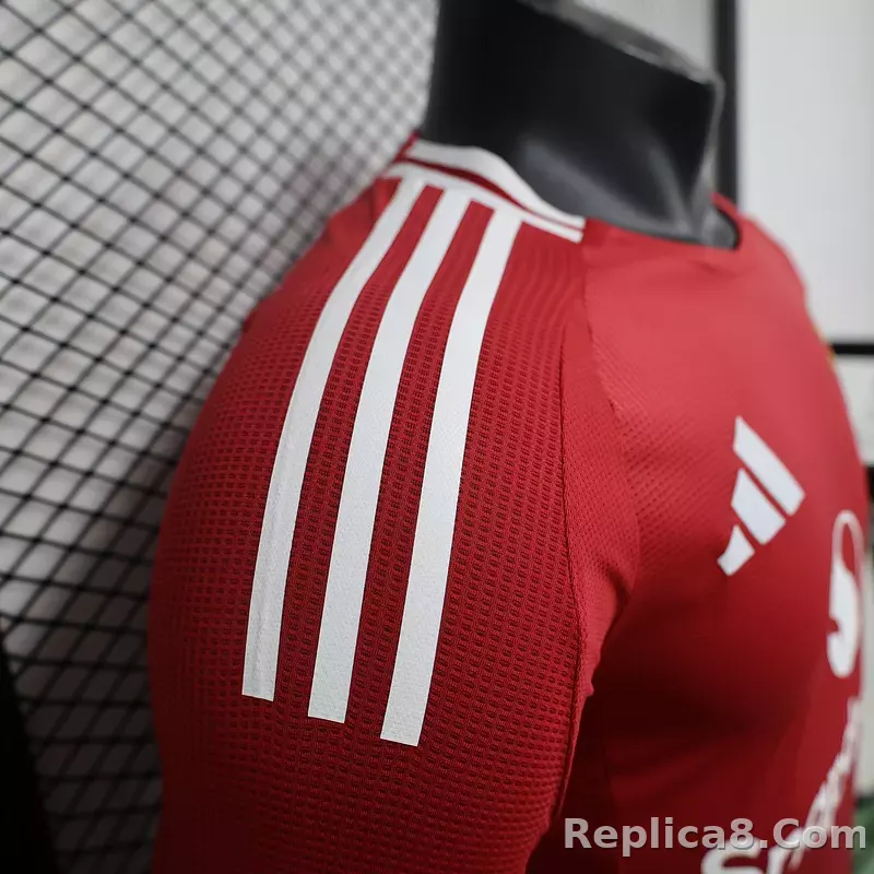 24-25 Manchester United Home Long Sleeve Player Version - detail