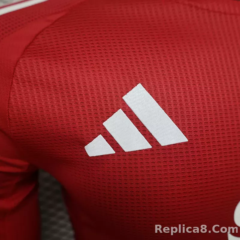 24-25 Manchester United Home Long Sleeve Player Version - detail
