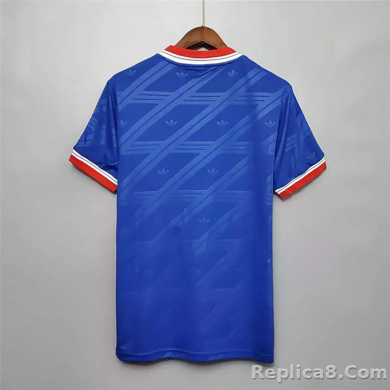 1986/88 Manchester United Home Retro Jersey - detail
