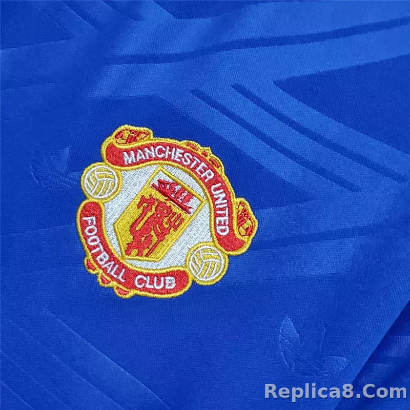 1986/88 Manchester United Home Retro Jersey - detail