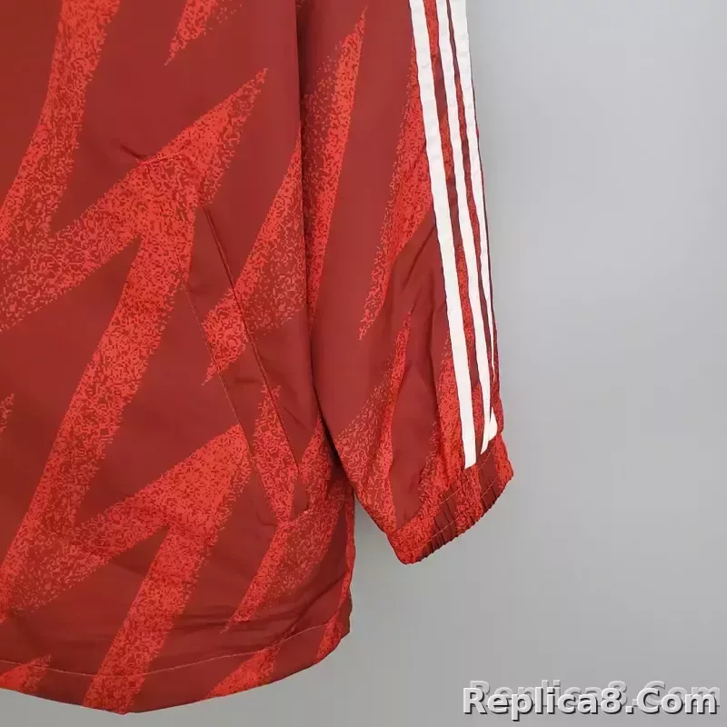 2021/2022 Manchester United Jersey Windbreaker Red - detail
