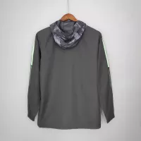 2021/2022 Manchester United Jersey Windbreaker Black And Grey Camouflage - view 10
