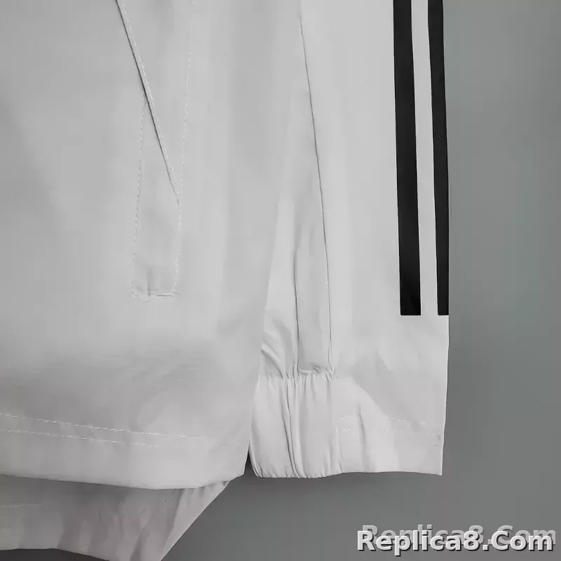 2021 Manchester United Jersey Windbreaker White(Black-Red Edge) - detail