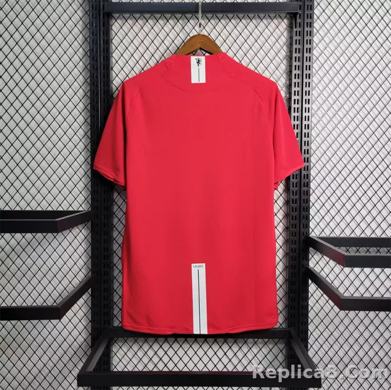 07-08 Manchester United Ronaldo#7 Home Retro Jersey - detail