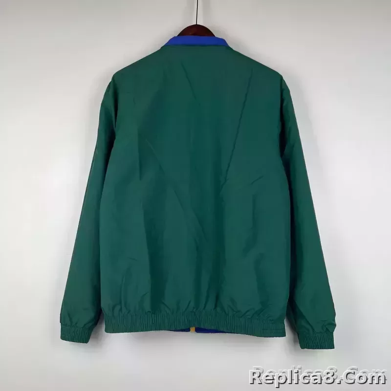 2023/2024 Manchester United Reversible Windbreaker（Blue-Green）Soccer Jersey 1:1 Thai Quality - detail