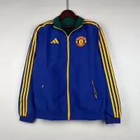 2023/2024 Manchester United Reversible Windbreaker（Blue-Green）Soccer Jersey 1:1 Thai Quality - view 4