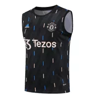 Manchester United Sleeveless Training Kit (Top+Shorts) Black 2022/23 - view 3