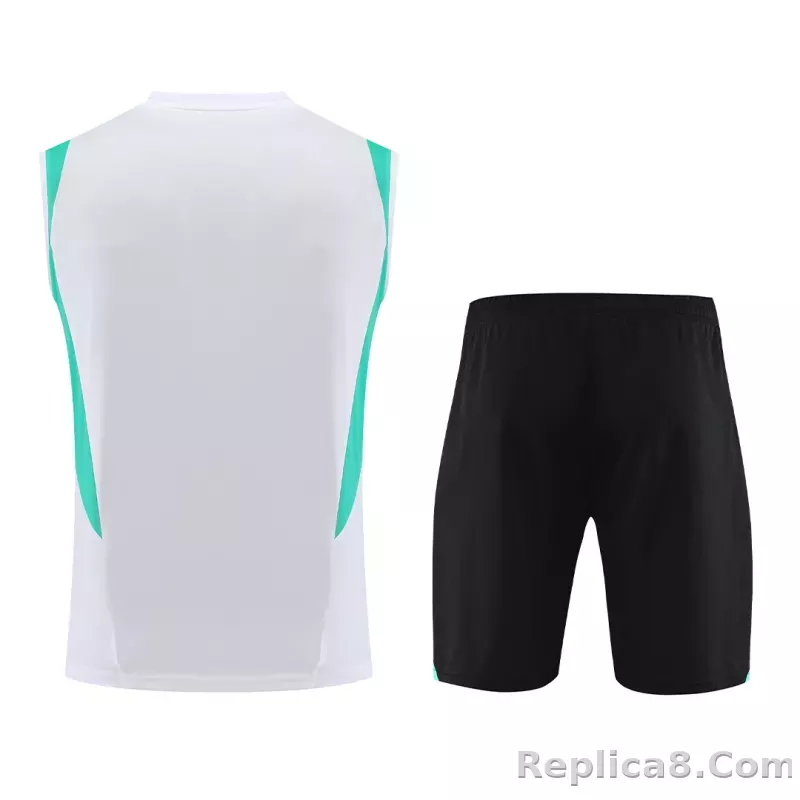 Manchester United Sleeveless Training Kit Top+Short 2023/24 - detail