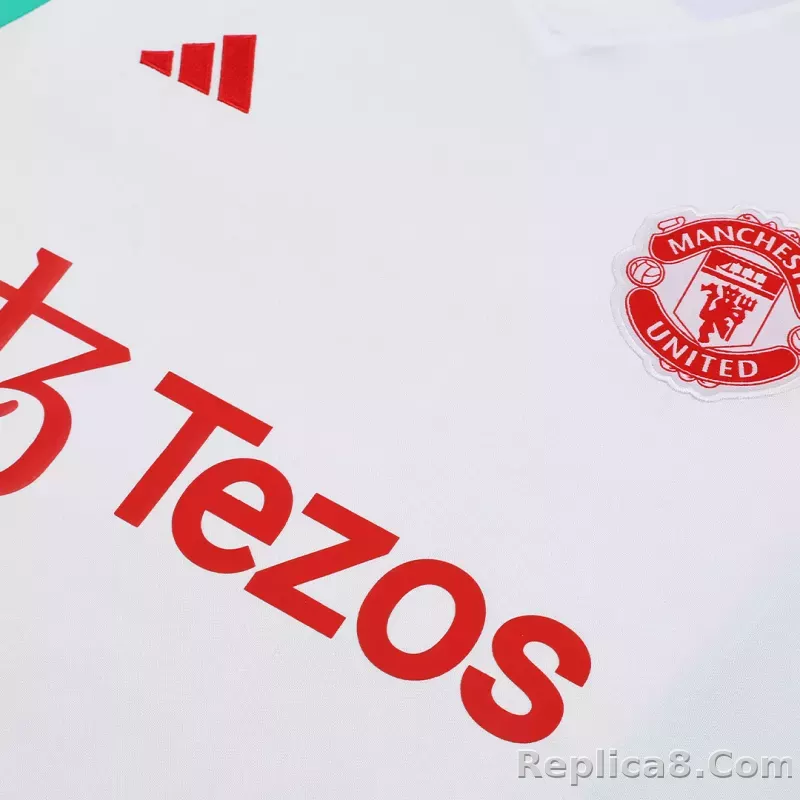 Manchester United Sleeveless Training Kit Top+Short 2023/24 - detail