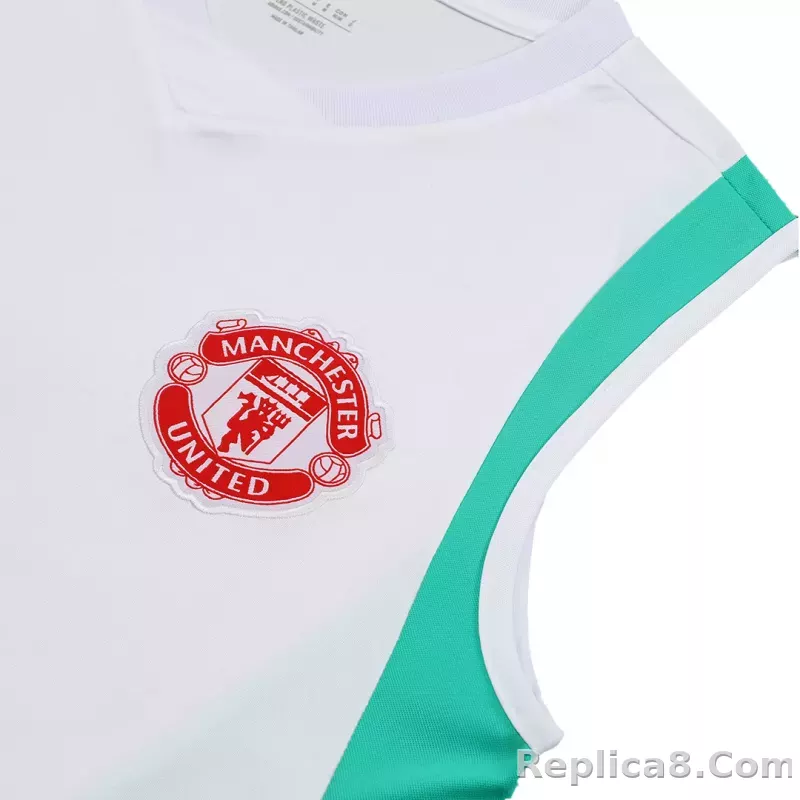 Manchester United Sleeveless Training Kit Top+Short 2023/24 - detail