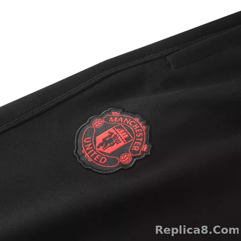 Manchester United Training Kit (Jacket+Pants) Black 2023/24 - detail