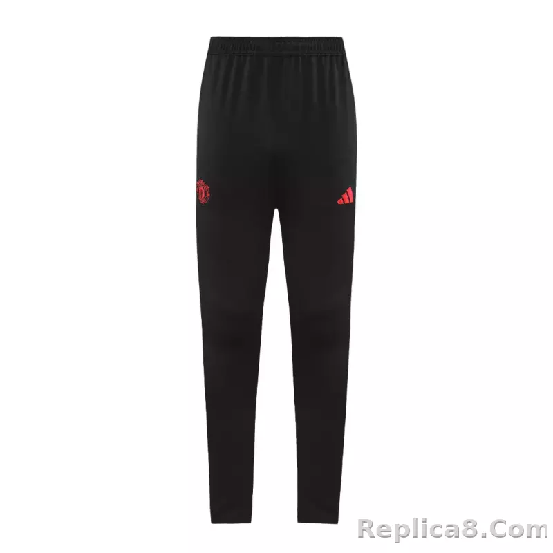Manchester United Training Kit (Jacket+Pants) Black 2023/24 - detail