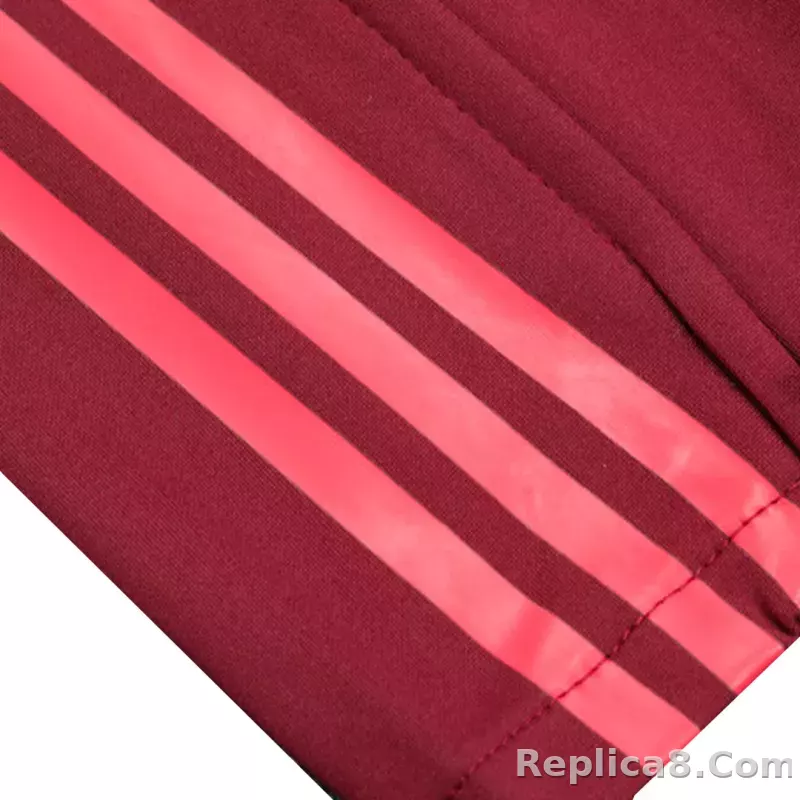 Manchester United Zipper Sweatshirt Kit(Top+Pants) Red 2023/24 - detail