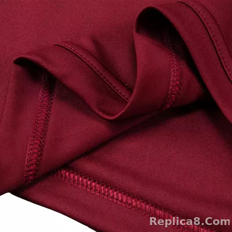 Manchester United Zipper Sweatshirt Kit(Top+Pants) Red 2023/24 - detail