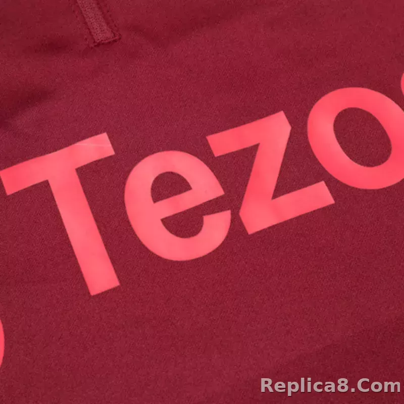 Manchester United Zipper Sweatshirt Kit(Top+Pants) Red 2023/24 - detail