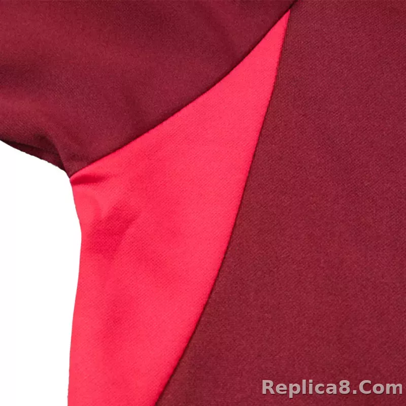 Manchester United Zipper Sweatshirt Kit(Top+Pants) Red 2023/24 - detail