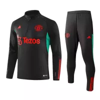 Manchester United Zipper Sweatshirt Kit(Top+Pants) Black 2023/24 - view 10