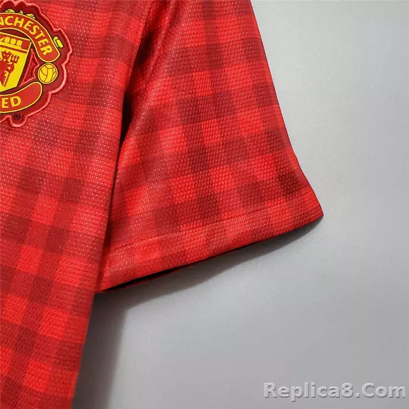 12-13 Manchester United Home Retro Jersey - detail