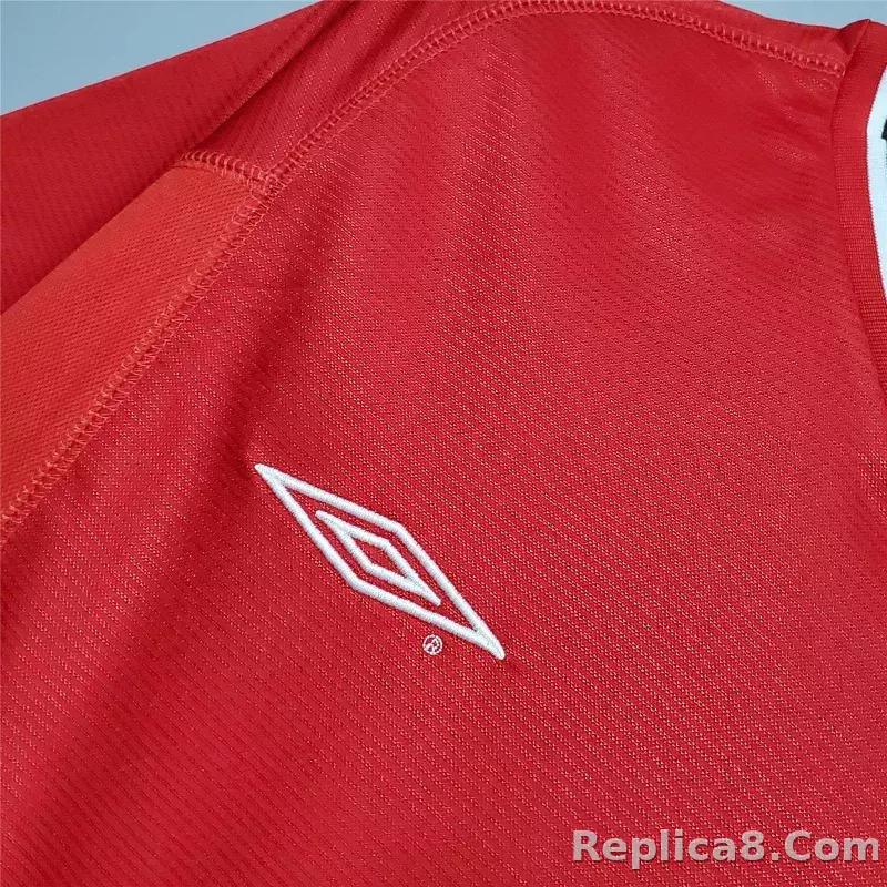 00-02 Manchester United Home Retro Jersey - detail