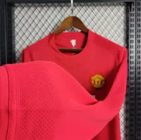 07-08 Manchester United Home Retro Jersey Long Sleeve - view 7